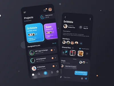 Task and Project Management App UI 3d animation app branding color design flat graphic design icon illustration logo motion graphics task management app design task manager ui ui ux design ui design uidesign uiux ux
