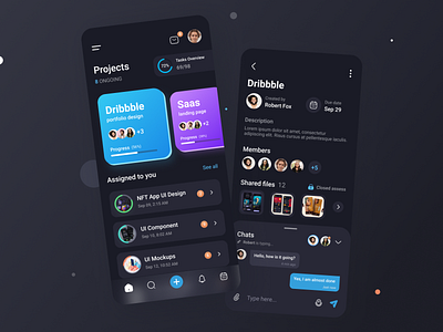 Task and Project Management App UI 3d animation app branding color design flat graphic design icon illustration logo motion graphics task management app design task manager ui ui ux design ui design uidesign uiux ux
