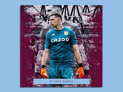 Poster Design [ Emi Martinez ] avfc graphic design poster poster design sports poster