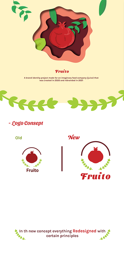 "Fruito" logo and Brand identity branding graphic design logo