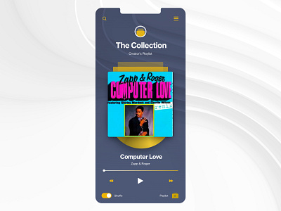 Music Player #DailyUI 009 cd dailyui music player player playlist