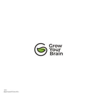 Grow your brain brand branding design graphic illustration inspiration logo ui ux vector