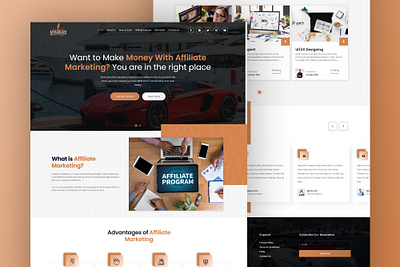 Affiloblues web design