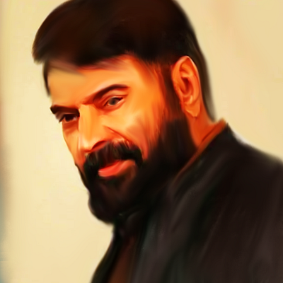 Digital painting - Mammootty