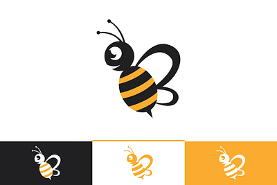 Bee Logo art autumn background banner bat black spider design illustration logo ui