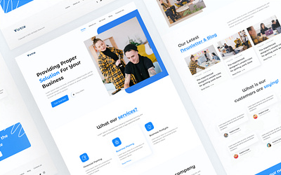 Digital Agency landing page agency agency landing page agency website clean design corporates landing page design digital agency digital agency landing page header home page landing page minimal design popular shot studio ui ui design ui ux design web agency website website design