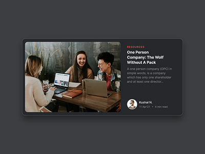 News Article Tile branding design design system framer illustration minimal mobile tile typography ui ui card ux vector web