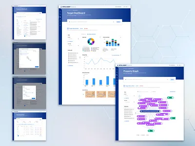 Life Science Research Platform design ui ux web