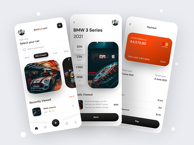 Rent Car Mobile App app design branding design design app graphic design illustration logo mobileapp rentcar ui ui ux uidesign uiux