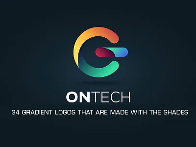 34 gradient logos that are made with the shades 3d animation branding graphic design logo motion graphics trendsdesgine trendsdesignhugger ui