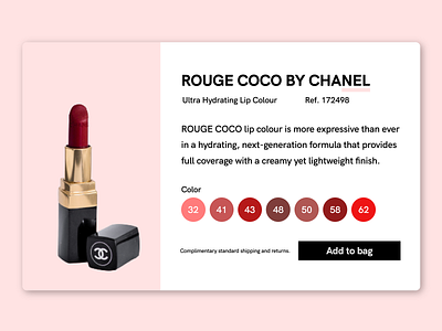 Daily UI #033 - Customize Product chanel customize dailyui design figma product ui ux