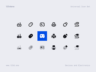 Universal Icon Set - 1986 high-quality vector icons 123done clean figma glyph icon icon design icon pack icon set icon system iconjar iconography icons iconset minimalism symbol ui universal icon set vector icons