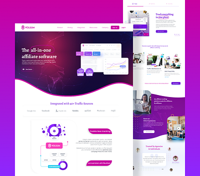 Voluum Redesign brand design product design ui web design