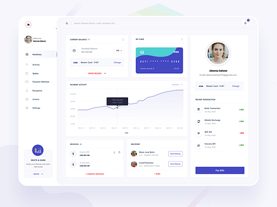 Dashboard design ui ux web