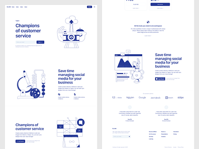 New Blueshift illustrations 💙 application blank blue business craftwork design finance grainy illustration illustrations landing new noisy release security ui vector web website wireframe