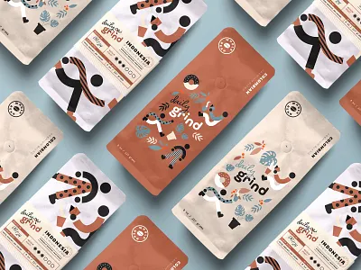 Free Coffee Bags Mockups bags branding coffee design download identity logo paper bag psd template typography