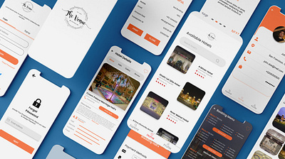 Hotel Booking App Design branding graphic design ui