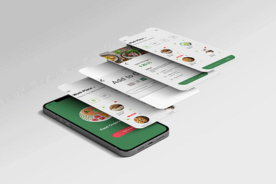 Food Ordering App Design branding graphic design ui