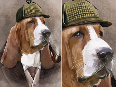 "Sherlock Holmes" by Masha Van for Intalence Art hero