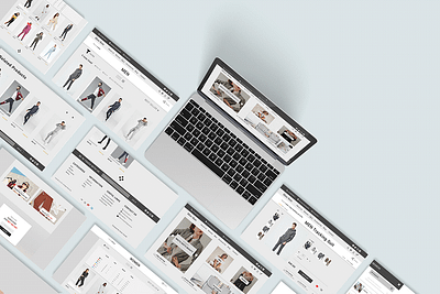 Ecommerce-Web Design branding graphic design ui