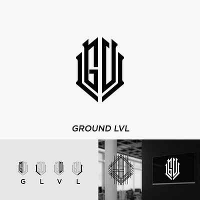 GLVL logo construction illustration