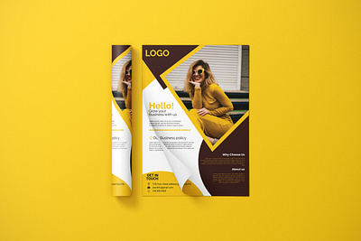 Business flyer banner design brand identity business card design clean corporate flyer creative flyer design designer flyer flyer design flyer template leaflet minimalist modern flyer poster professional flyer promotional flyer template unique flyer yellow