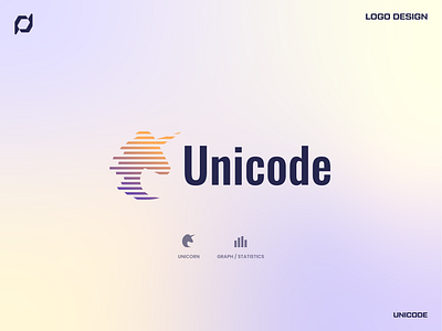 Unicode Logo Concept - Unicorn Logo branding colors creativity design graphic design icon illustration logo logoinspiration logomark logoprocess logoprofesiionals logotype minimaldesign modernlogo typography ui ux vector wordmark