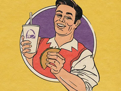 Inktober Illustration illustration inktober inktober2020 ipad pro procreate taco taco bell