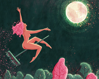 Margarita book cover bulgakov character illustrator nude nudeart