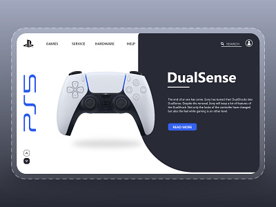 Playstation Landing Page - Web UI 3d animation branding cyberpunk design dribbble games gaming graphic design illustration inspiration logo motion graphics nft playstation typography ui ux vector webdesign