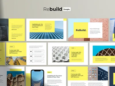 Rebuild business corporate creative diagram elegant fashion google slides keynote lookbook modern moodboard multipurpose pitch deck portfolio powerpoint presentation purpose simplicity slides template