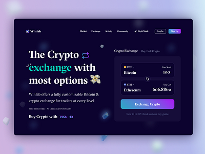 Cryptocurrency exchange binance bitcoin blockchain branding clean coin crypto crypto art crypto wallet crypto website cryptocurrency design ethereum exchange exchange trading finance flat landing page minimal token