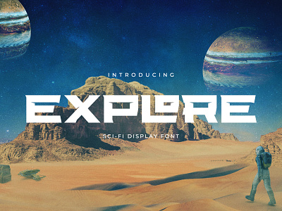 Explore Sci-fi Font astronaut branding film font futuristic logo movie poster movie title retro futuristic sci fi scifi scifi font space typeface typography