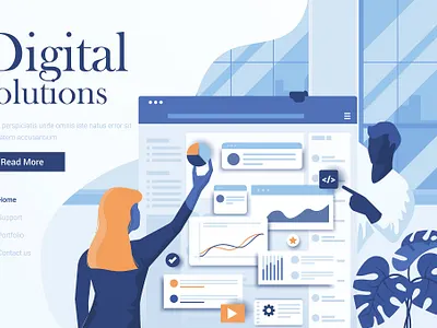 Flat Modern design Illustration of Solutions business clean collection data design document element flat icon infographic internet isometric kit landing layout mobile modern tools vector visualization