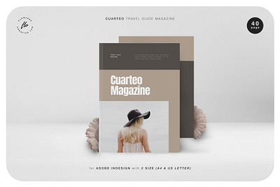 Cuarteo Travel Guide Magazine annual report brochure business catalog catalog clean editioral guide lifestyle lookbook magazine minimal minimalist modern photography portfolio print printable professional template travel