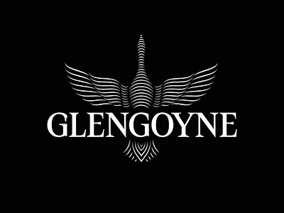 Glengoyne Logo branding crafted graphic design lettering logo logomark logotype mark vector whiskey whisky