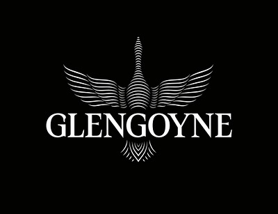 Glengoyne Logo branding crafted graphic design lettering logo logomark logotype mark vector whiskey whisky