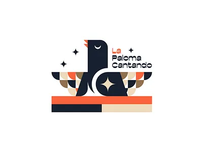 La Paloma Cantando Café animation bird brand identity branding branding and identity branding design cairo character design colorful design dove illustration kareemgouda kareemgoudastudio logo logo illustration logodesign spanish ui vector art