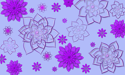 Purple flowers for background. background beauty creative flower idea pattern purple vector