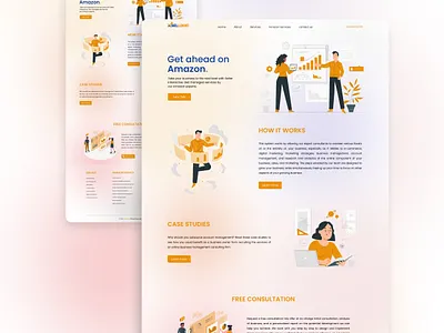 Web UI Design / Landing Page Design branding design home page design landing page landinge page ui ui ui ux web banner web ui website design