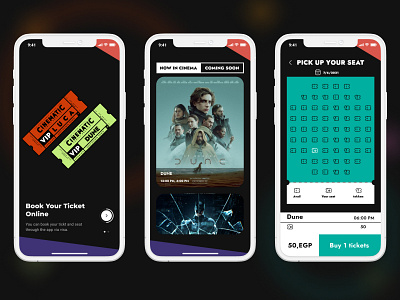 Cinema App adobe xd app cinema design figma ui ui design uiux uiuxdesign ux ux design website