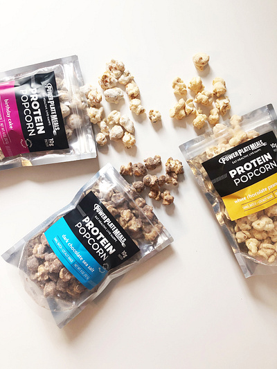 PPM Protein Popcorn fitness labeldesign packaging popcorn protein
