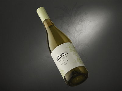 Athelas, Weathertop Estate branding design graphic identity label wine