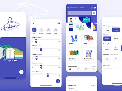 Laundry App 👕 best shot cloth washing dribbble best shot dry cleaning ios app laundry laundry app laundry business online order online laundry app ui uikit wash washing