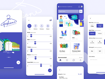 Laundry App 👕 best shot cloth washing dribbble best shot dry cleaning ios app laundry laundry app laundry business online order online laundry app ui uikit wash washing