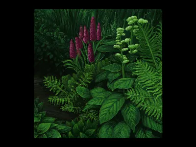Garden adobe adobephotoshop art digitalart illustration xppen