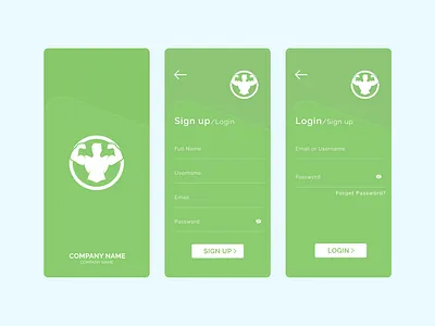 Fitness App login UI Design appui branding character design figmadesign fitnessapp graphic design illustration ui vector illustration webui
