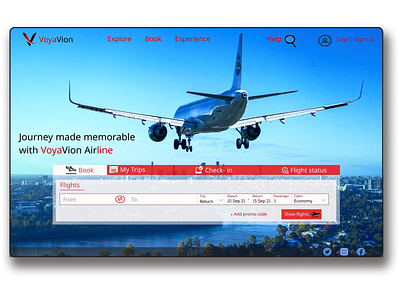 VoyaVion app design information travel ui ux