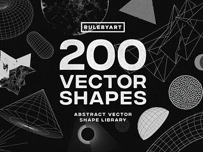 200 Vector Shapes,Graphics abstract aesthetic background backgrounds design form gradient graphic graphic design graphics illustration shape shape design shape texture shapes shapes design technology texture textures vector