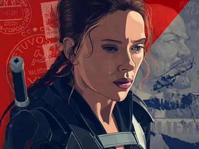 Black Widow billboards